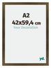 Mura MDF Photo Frame 42x59 4cm A2 Bronze Design Front Size | Yourdecoration.co.uk