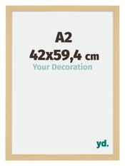 Mura MDF Photo Frame 42x59 4cm A2 Maple Decor Front Size | Yourdecoration.co.uk