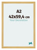 Mura MDF Photo Frame 42x59 4cm A2 Pine Design Front Size | Yourdecoration.co.uk