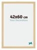 Mura MDF Photo Frame 42x60cm Maple Decor Front Size | Yourdecoration.co.uk