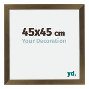 Mura MDF Photo Frame 45x45cm Bronze Design Front Size | Yourdecoration.co.uk