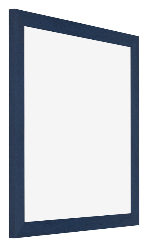 Mura MDF Photo Frame 45x45cm Dark Blue Swept Front Oblique | Yourdecoration.co.uk