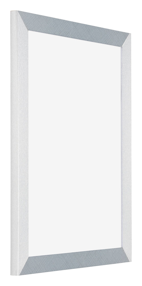 Mura MDF Photo Frame 45x60cm Aluminum Brushed Front Oblique | Yourdecoration.co.uk