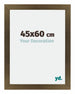 Mura MDF Photo Frame 45x60cm Bronze Design Front Size | Yourdecoration.co.uk