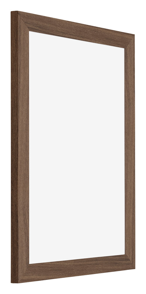 Mura MDF Photo Frame 45x60cm Walnut Dark Front Oblique | Yourdecoration.co.uk