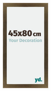 Mura MDF Photo Frame 45x80cm Bronze Design Front Size | Yourdecoration.co.uk