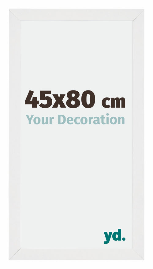 Mura MDF Photo Frame 45x80cm White High Gloss Front Size | Yourdecoration.co.uk