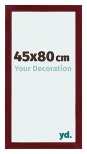 Mura MDF Photo Frame 45x80cm Winered Wiped Front Size | Yourdecoration.co.uk