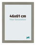 Mura MDF Photo Frame 46x61cm Gris Front Size | Yourdecoration.co.uk