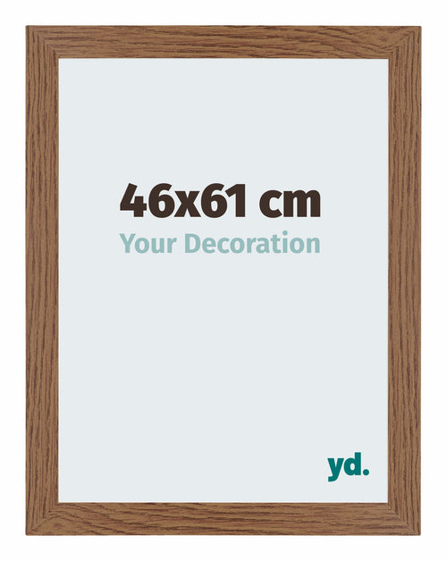 Mura MDF Photo Frame 46x61cm Oak Rustic Front Size | Yourdecoration.co.uk