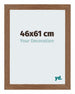 Mura MDF Photo Frame 46x61cm Oak Rustic Front Size | Yourdecoration.co.uk