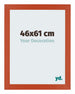 Mura MDF Photo Frame 46x61cm Orange Front Size | Yourdecoration.co.uk