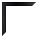 Mura MDF Photo Frame 48x64cm Black Matte Detail Corner | Yourdecoration.co.uk