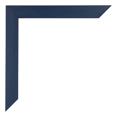 Mura MDF Photo Frame 48x64cm Dark Blue Swept Detail Corner | Yourdecoration.co.uk