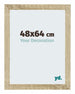 Mura MDF Photo Frame 48x64cm Sonoma Oak Front Size | Yourdecoration.co.uk