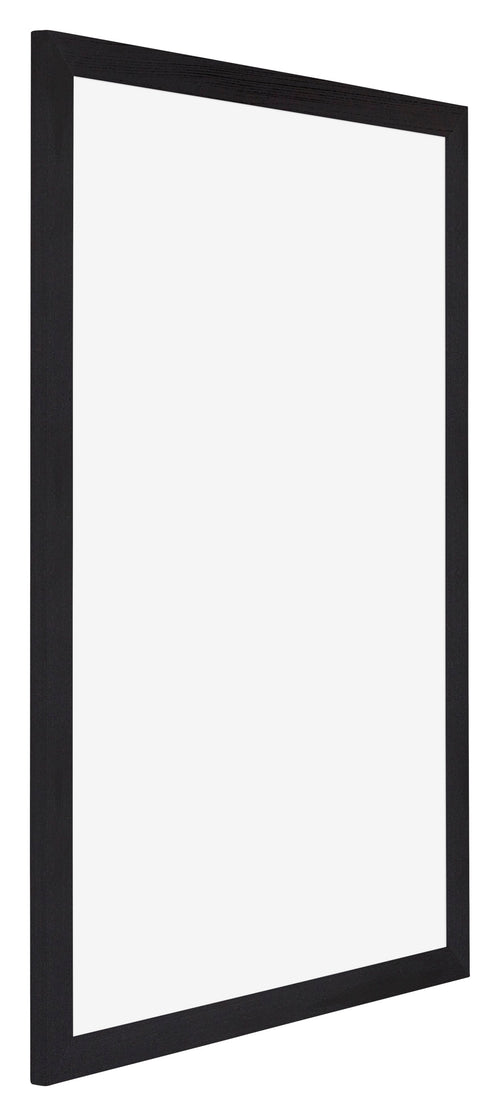 Mura MDF Photo Frame 48x67cm Black Woodgrain Front Oblique | Yourdecoration.co.uk