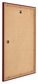 Mura MDF Photo Frame 48x67cm Wine Red Swept Back Oblique | Yourdecoration.co.uk