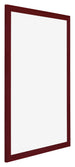 Mura MDF Photo Frame 48x67cm Wine Red Swept Front Oblique | Yourdecoration.co.uk