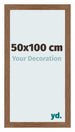 Mura MDF Photo Frame 50x100cm Oak Rustic Front Size | Yourdecoration.co.uk