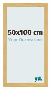 Mura MDF Photo Frame 50x100cm Pine Design Front Size | Yourdecoration.co.uk