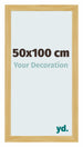 Mura MDF Photo Frame 50x100cm Pine Design Front Size | Yourdecoration.co.uk