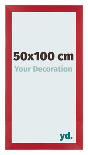 Mura MDF Photo Frame 50x100cm Red Front Size | Yourdecoration.co.uk