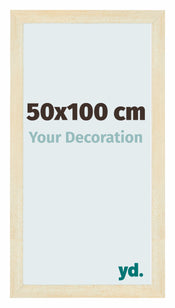 Mura MDF Photo Frame 50x100cm Sand Wiped Front Size | Yourdecoration.co.uk