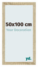 Mura MDF Photo Frame 50x100cm Sonoma Oak Front Size | Yourdecoration.co.uk