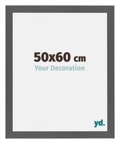 Mura MDF Photo Frame 50x60cm Anthracite Size | Yourdecoration.co.uk