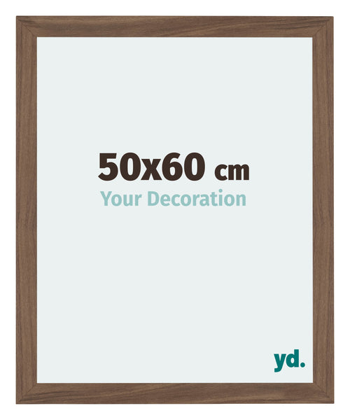 Mura MDF Photo Frame 50x60cm Walnut Dark Front Size | Yourdecoration.co.uk