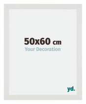 Mura MDF Photo Frame 50x60cm White Matte Front Size | Yourdecoration.co.uk