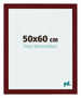 Mura MDF Photo Frame 50x60cm Winered Wiped Front Size | Yourdecoration.co.uk