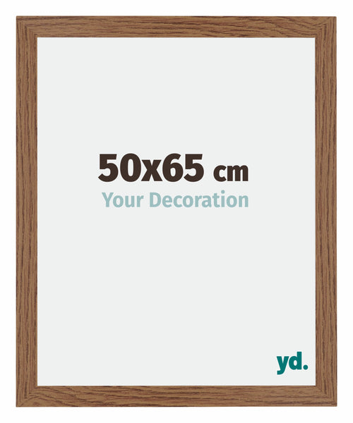 Mura MDF Photo Frame 50x65cm Oak Rustic Front Size | Yourdecoration.co.uk