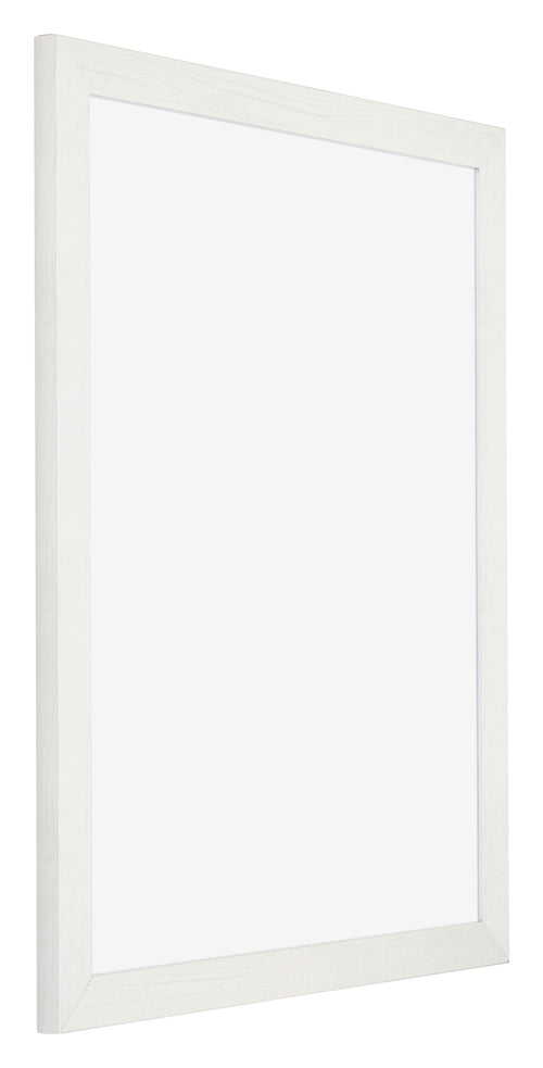 Mura MDF Photo Frame 50x65cm White Wiped Front Oblique | Yourdecoration.co.uk