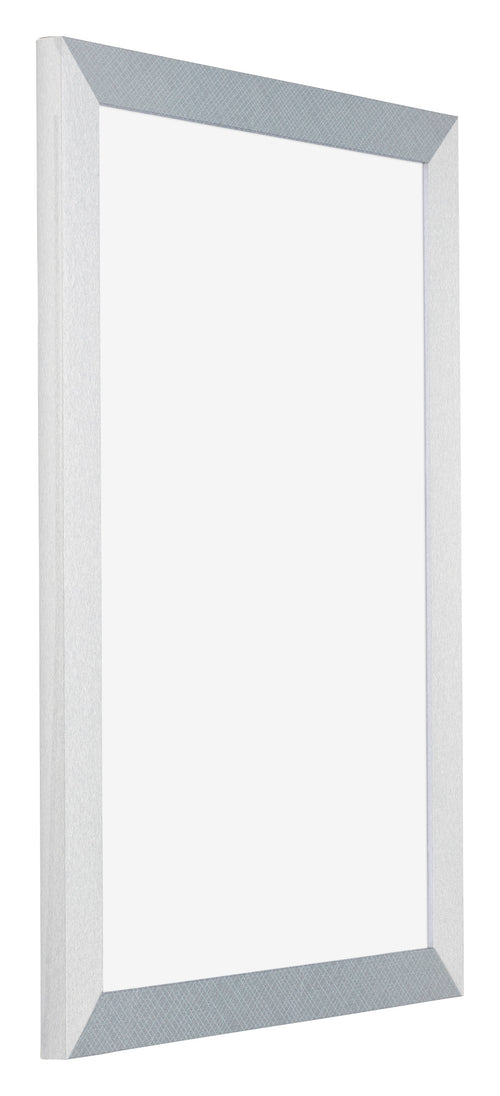 Mura MDF Photo Frame 50x75cm Aluminum Brushed Front Oblique | Yourdecoration.co.uk