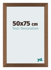 Mura MDF Photo Frame 50x75cm Copper Design Front Size | Yourdecoration.co.uk