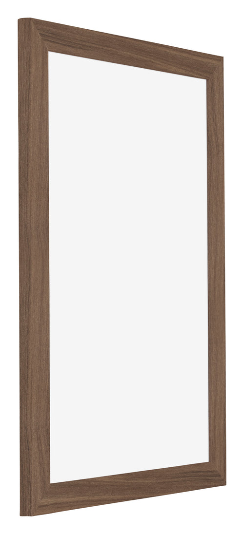 Mura MDF Photo Frame 50x75cm Walnut Dark Front Oblique | Yourdecoration.co.uk