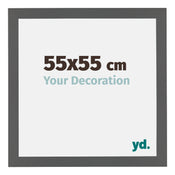 Mura MDF Photo Frame 55x55cm Anthracite Size | Yourdecoration.co.uk