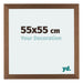 Mura MDF Photo Frame 55x55cm Copper Design Front Size | Yourdecoration.co.uk