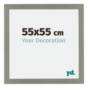 Mura MDF Photo Frame 55x55cm Gray Front Size | Yourdecoration.co.uk