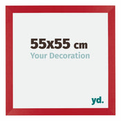 Mura MDF Photo Frame 55x55cm Red Front Size | Yourdecoration.co.uk