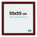 Mura MDF Photo Frame 55x55cm Winered Wiped Front Size | Yourdecoration.co.uk