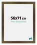 Mura MDF Photo Frame 56x71cm Bronze Design Front Size | Yourdecoration.co.uk