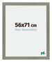 Mura MDF Photo Frame 56x71cm Gray Front Size | Yourdecoration.co.uk