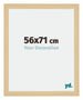 Mura MDF Photo Frame 56x71cm Maple Decor Front Size | Yourdecoration.co.uk