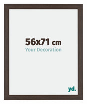 Mura MDF Photo Frame 56x71cm Oak Dark Front Size | Yourdecoration.co.uk