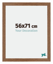 Mura MDF Photo Frame 56x71cm Oak Rustic Front Size | Yourdecoration.co.uk