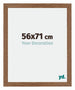 Mura MDF Photo Frame 56x71cm Oak Rustic Front Size | Yourdecoration.co.uk