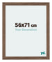 Mura MDF Photo Frame 56x71cm Walnut Dark Front Size | Yourdecoration.co.uk