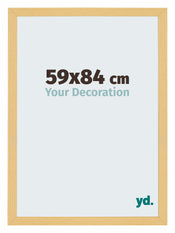 Mura MDF Photo Frame 59x84cm Beech Design Front Size | Yourdecoration.co.uk